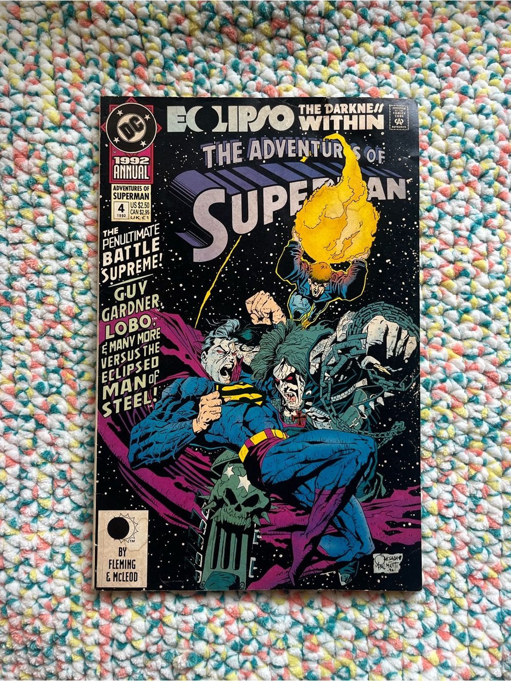 DC Comics 1992 Annual #4 The Adventures of Superman comic book